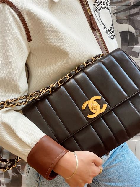 chanel mademoiselle shoulder bag|Chanel vintage quilted waist bag.